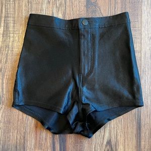 American Apparel High Waisted Disco Shorts
